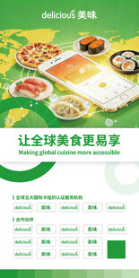 跨境美食宣传海报