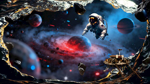 3D星空背景墙