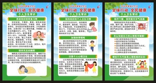 世界卫生日展板