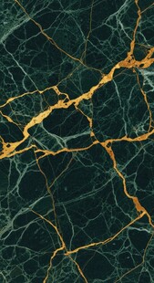 奢华绿金大理石纹理