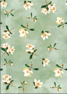 清新花卉图案背景图