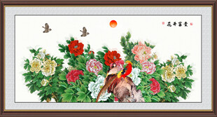 国色天香牡丹图