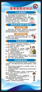 预防登革热知识展架