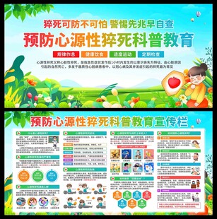 预防心源性猝死展板