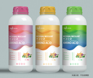 肥料包装瓶贴标签