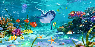 海洋海底世界背景图