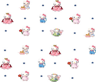 可爱卡通小动物图案背景