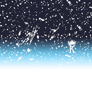 梦幻飘雪背景图