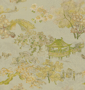 古风山水亭阁景致图