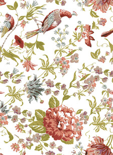 复古花卉图案壁纸