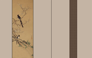 宋氏美学新中式花鸟背景墙壁画