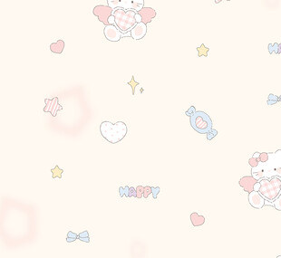 可爱卡通图案背景