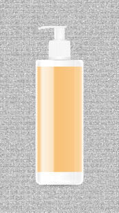 按压式乳液瓶特写