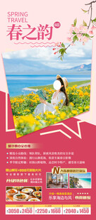 春日旅游宣传海报