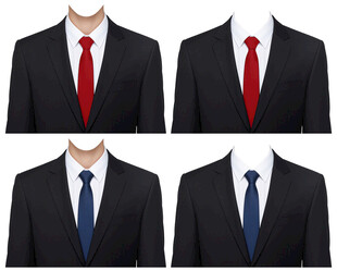 男证件照西装正装衣服素材