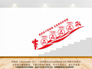 党建楼梯文化墙设计效果图