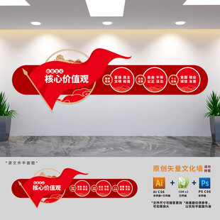 社会主义核心价值观党建展板文化