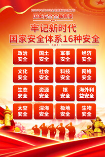 全民国家安全教育日海报