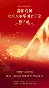 新年交响音乐会宣传海报