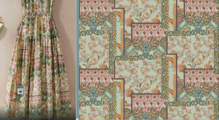 复古风几何花纹图案设计