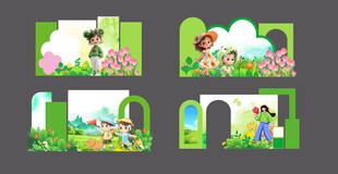 春天美陈 踏青美陈 春游美陈 