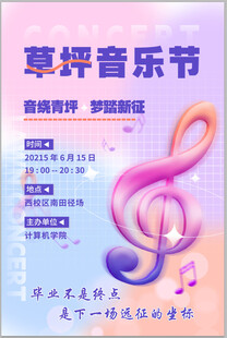 音乐节展板