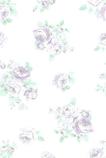 淡紫色花卉图案背景图