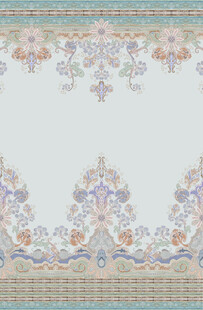 复古花卉边框图案设计