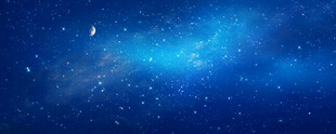 蓝色星空背景图