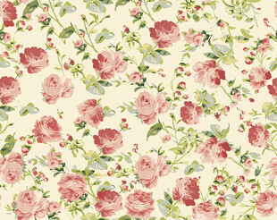 粉色花卉图案背景