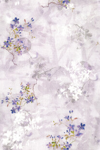 梦幻紫色花卉图案背景