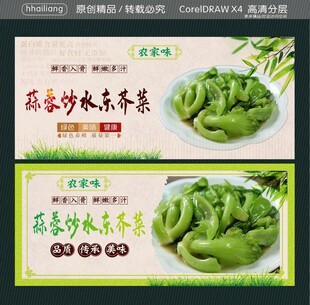 蒜蓉炒有机水东芥菜