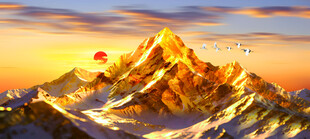 日照金山