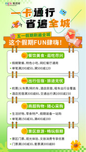 金融五一消费场景海报