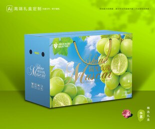 阳光玫瑰包装 葡萄礼盒
