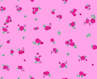 粉色草莓花卉图案背景