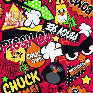 卡通涂鸦风贴纸集合