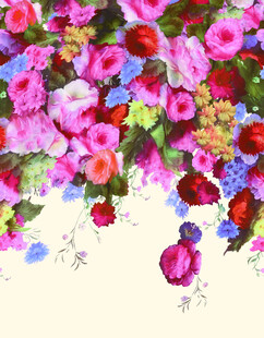 数码印花 定位花