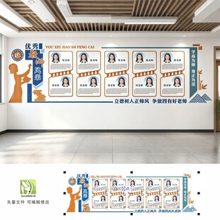 优秀教师文化墙