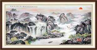国画山水画