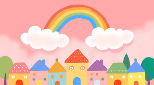 藏在彩虹下的小窝