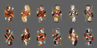 国王 王后 矢量图