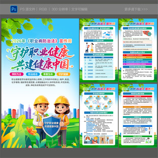 职业病海报