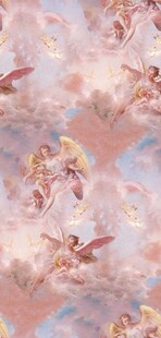 油画仙女云朵扎染