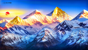 珠峰雪山