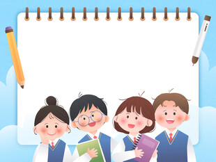 高考中考孩子准备考试教育插画