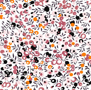 多彩花卉图案背景