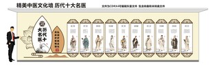 中医文化墙 十大名医