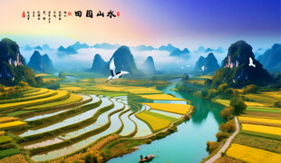 山水风景图