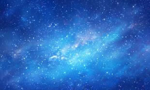 梦幻蓝色星空背景
